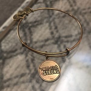 Alex and Ani- Young and Strong-Gold